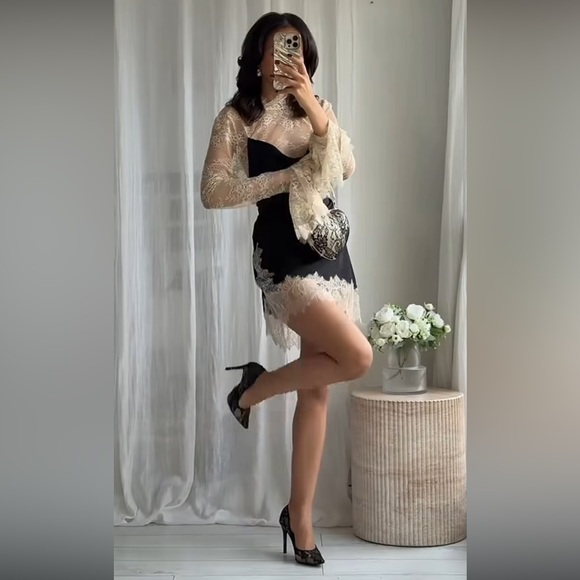 ZW COLLECTION LIMITED EDITION COMBINATION MINI DRESS - Picture 5 of 16